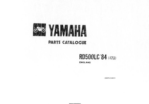 RD500 47X Parts Catalogue